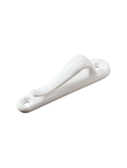 Крюк палубный из нейлона для крепления тросов Ronstan PNP5 8х75мм белый