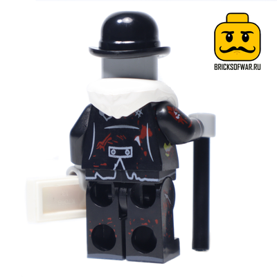 Конструктор фигурка Зомби олигарх (миллионер), совместим с Лего