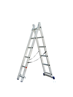 Лестница алюминиевая двухсекционная 9 ступеней SMARTY/SN011-209