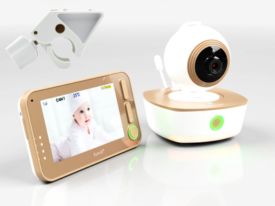 Ramili Baby RV1300RC Видеоняня с моторизованной камерой и монитором 4,2", с DVR