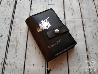 Обложка для автодокументов из натуральной кожи