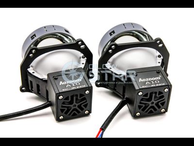 Билед модули Aozoom A10 Unicorn 3.0 дюйма, 2 чипа, 5500К, 12V, 58W/66W, крепление 3R (комплект, 2шт)