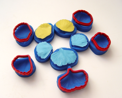 Набор вайнеров и каттеров "Лепестки анютины глазки"