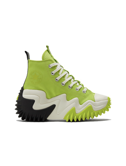 Кеды Converse Run Star Motion салатовые высокие 172066C фото