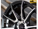 Комплект дисков R15 7,0J ET+40 4*100/4*114,3 Shogun S10 Черный глянец с полированными лучами (S152)