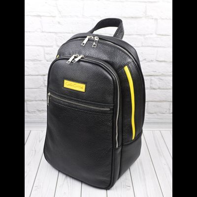 Кожаный рюкзак Mantovano black (арт. 3109-01)