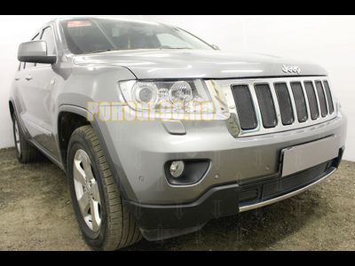 Защита радиатора Jeep Grand Cherokee IV (WK2) 2010-2013 black верх