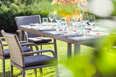 Обеденная группа из искусственного ротанга ROME