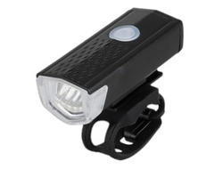 Фара передняя Jiuyue-2255, USB, 65х29 мм, 400mAh, черная
