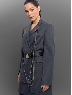 Платье-пиджак MOD-T Серый