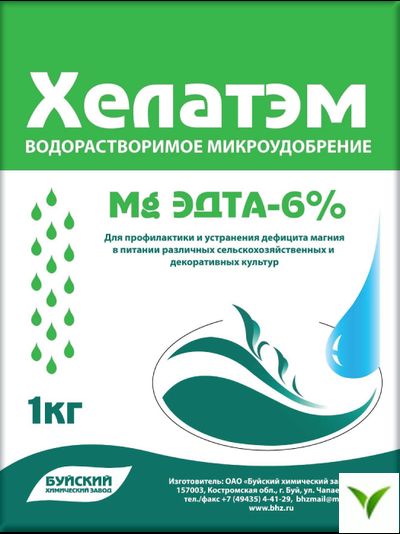 Хелатэм ЭДТА Mg 6% 1 кг