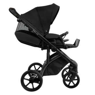 Коляска 3в1 Roan Bass Next 2.0 Caviar Black / Black / руч.Black