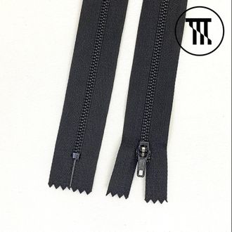 Молния усиленная "Трактор Т3", цв. Черный, дл. 19 см