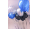 синие воздушные шары оттенка металлик краснодар