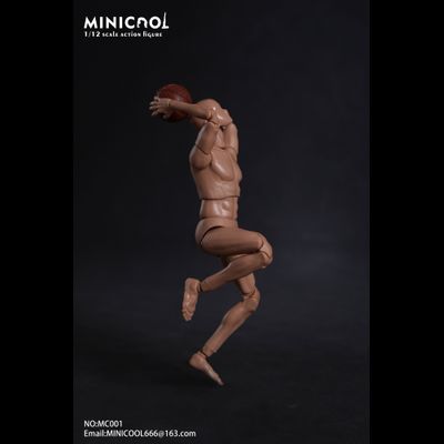 Мужское тело с фиксированной шеей - Коллекционная фигурка 1/12 scale 6-inch action figure male body (MC006) - MINI COOL