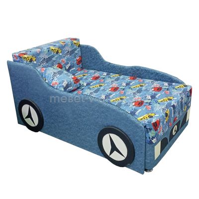 ВС011Диван детский "Мерседес". Размер: 800*720*1400. Спальная зона: 740*1840