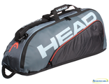 Теннисная сумка Head Tour Team 6R Combi 2020 (black/gray)