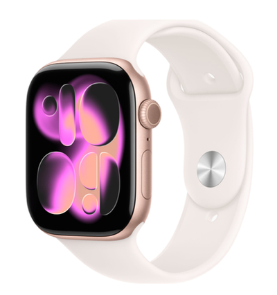 Apple Watch S11 42mm Rose Gold Aluminum Case with Light Blush Sport Band (Розовое золото)