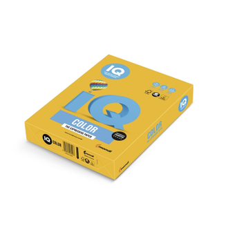 Бумага цветная IQ COLOR (А4,80г,AG10-старое золото) пачка 100л.