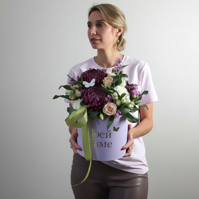 Цветочная композиция для мамы № 605