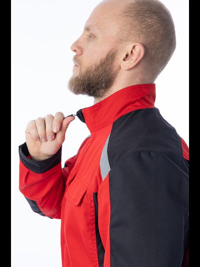 Куртка BRODEKS KS 202 цв. красный/чёрный