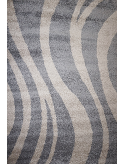 Ворсистый серый ковер SHAGGY BRAVO 1846 GREY-BEIGE