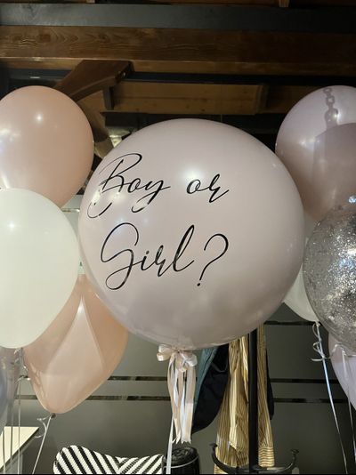 Гендер шар Boy or Girl (пыльная роза)