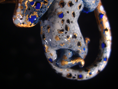 Волшебное колье "Снежная Ночница, Крылатая Мышка", Новогодний подарок