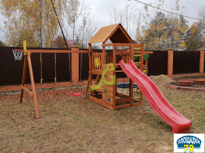 Детская площадка IgraGrad Крафт Pro 4 Парабель
