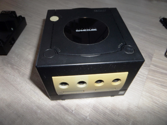 Nintendo GameCube с Game Boy Player Чип + Игры с SD карты и болванок (Черный)