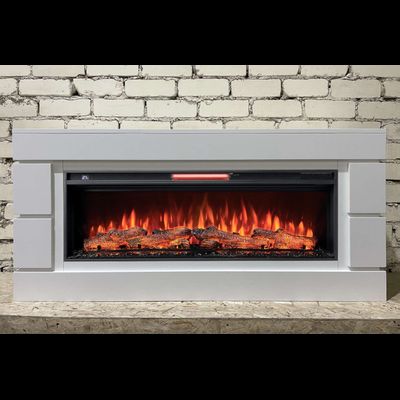 Линейный электрокамин Норман WT с очагом Joker 45