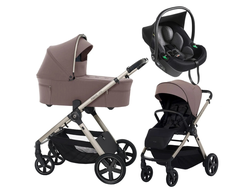 Коляска 3в1 Espiro Only 2026, 508 Nude Brown (Розово-Коричневы)