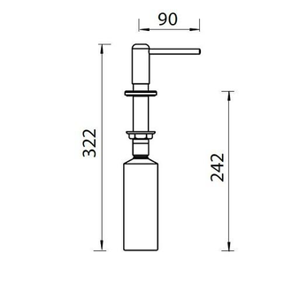 ДОЗАТОР SCHOCK PUCK (710005), НЕРЖАВЕЮЩАЯ СТАЛЬ