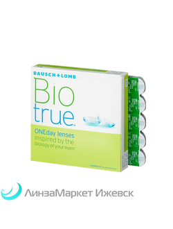 Линзы ежедневной замены Biotrue One Day (90 линз) в ЛинзаМаркет Ижевск