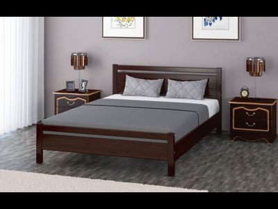 Кровать Вероника 1 Орех темный (Браво)