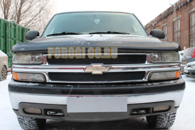 Защита радиатора Chevrolet Tahoe II 1999-2007 black PREMIUM