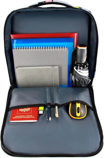 Рюкзак сумка для ноутбука 15.6 - 17.3 дюймов Optimum, пингвины