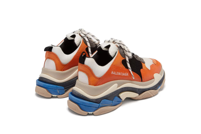 Кроссовки Balenciaga Triple S Orange Grey Black