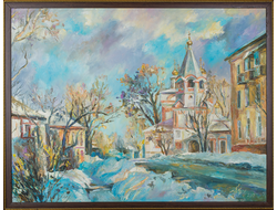 Пейзаж Богоявленская церковь. Соликамск Круглова Ирина