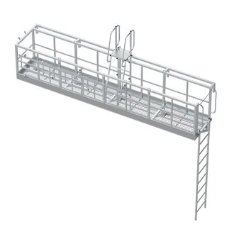 Навесная эстакада на полувагон (площадка для полувагонов)