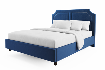 Кровать двуспальная, MyCloud Тиффани с подъемным механизмом, бельевым ящиком, мягкое изголовье, ножки под робот пылесос