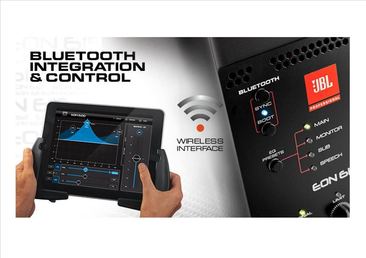 Управление колонкой JBL 610