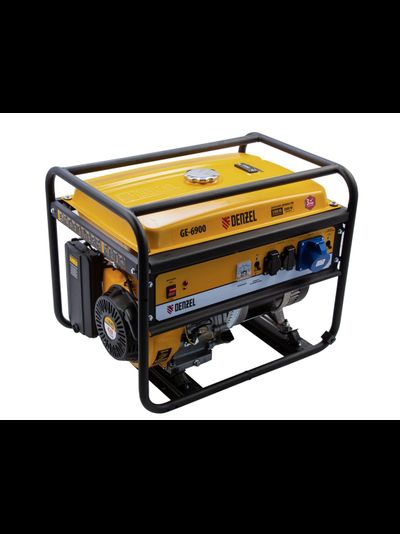 Бензиновый генератор DENZEL GE 6900 5,5 кВт, 220В 50Гц, 25 л, ручной старт 94637