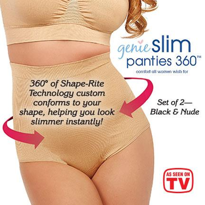 Корректирующие  на 360°  живот трусики Genie Slim