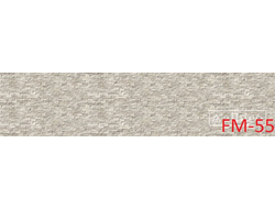 FM-55 СЕРЫЕ КАМНИ Глянцевая  стеновая панельALBICO(АЛЬБИКО) 2800*610*6мм