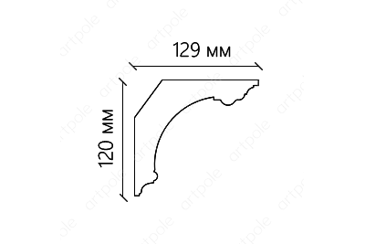 Карниз гладкий SK26G