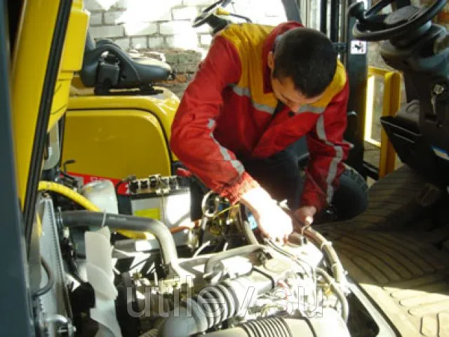 Предпродажная подготовка б/у погрузчика