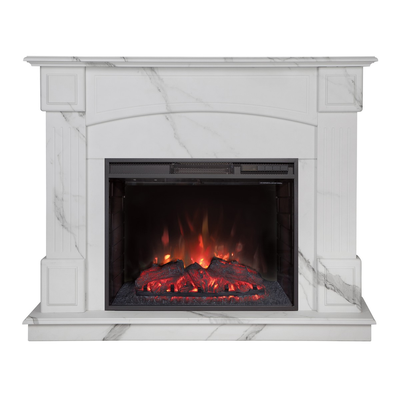 Carolina 25,5 WT/DN/MARBLE с очагом Sparta 25,5 LED