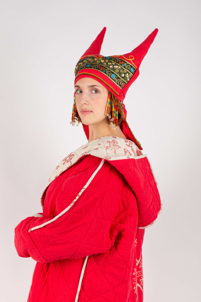 Кичка рогатая с позатыльней - по Рязанскому образцу