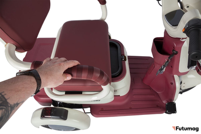 Электротрицикл Rutrike Gelbert Mercury 48V/60V 650Вт бело-красный